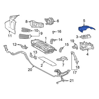 Lexus OE - Upper Drive Motor Battery Pack Cover