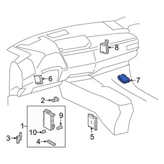 Lexus OE - GPS Navigation Control Module
