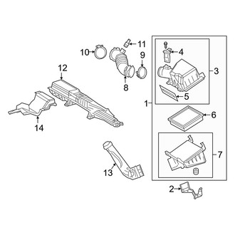 Lexus OE - Engine / Transaxle - Air Intake (Base / F Sport)