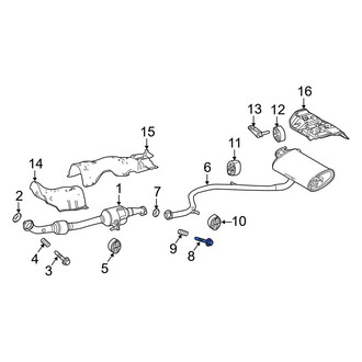 Lexus OE - Exhaust Bolt