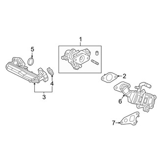 Lexus OE - Emission System - EGR System (Base / F Sport)