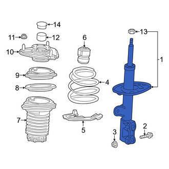 Lexus OE - Front Left Suspension Strut