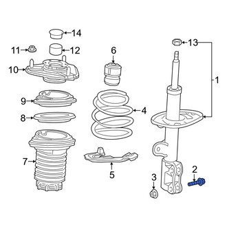 Lexus OE - Suspension Strut Bolt