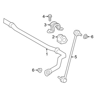 Lexus OE - Front Suspension - Stabilizer Bar & Components
