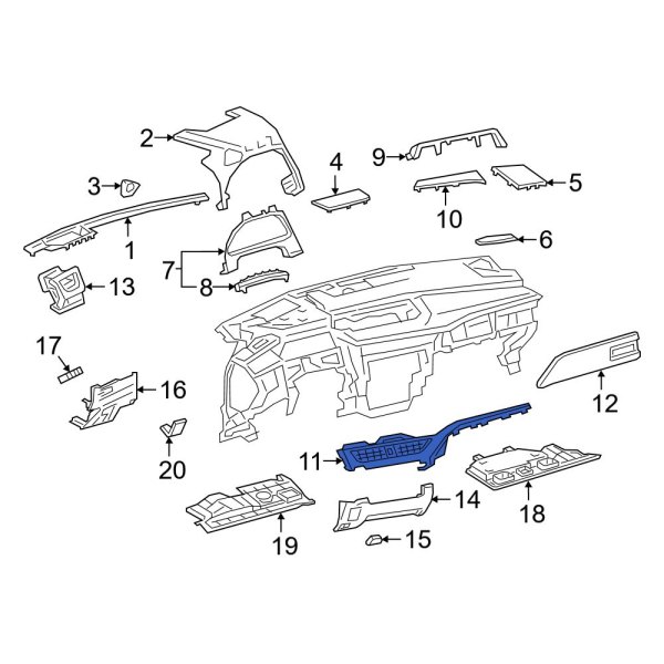 Instrument Panel Trim Panel