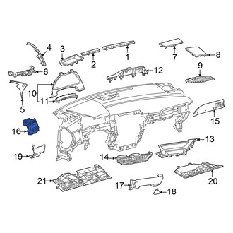 Lexus OE - Dashboard Air Vent
