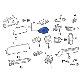 Lexus OE - Heads Up Display Assembly