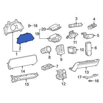 Lexus OE - Instrument Panel Lens