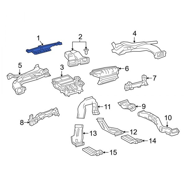 Windshield Defroster Nozzle