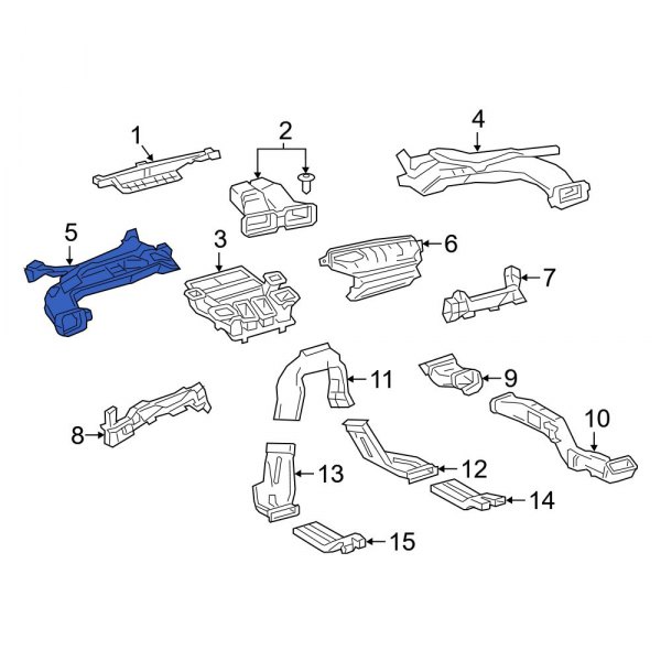 Instrument Panel Air Duct
