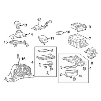 Lexus OE - Center Console (Upper Trim & Switches)