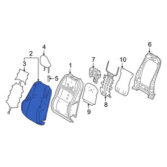 Lexus OE - Front Left Seat Back Cushion Cover