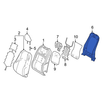 Lexus OE - Front Left Seat Back Frame