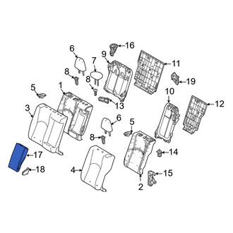 Lexus OE - Rear Seat Armrest
