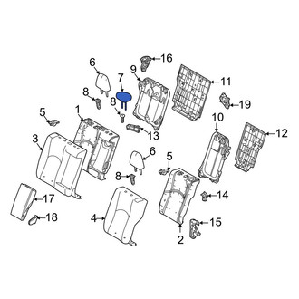 Lexus OE - Rear Center Headrest