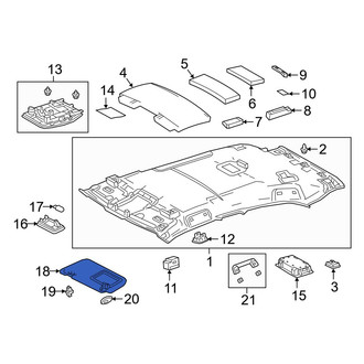 Lexus OE - Right Sun Visor