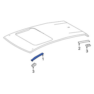 Lexus OE - Front Left Roof Drip Molding