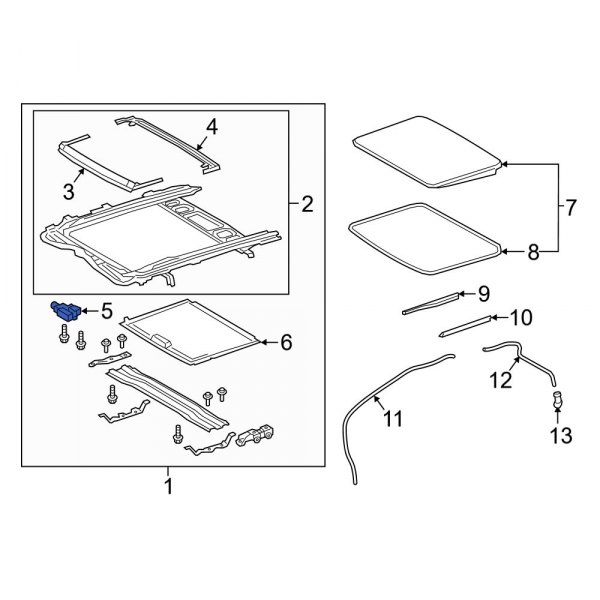 Sunroof Motor