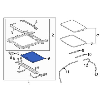 Lexus OE - Sunroof Cover