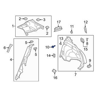 Lexus OE - Outer Headlight Mounting Bolt