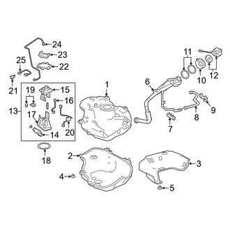 Lexus OE - Fuel System Components (Base / F Sport)