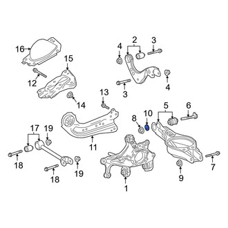 Lexus OE - Rear Alignment Camber Adjusting Eccentric