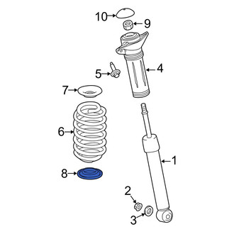 Lexus OE - Front Upper Coil Spring Insulator