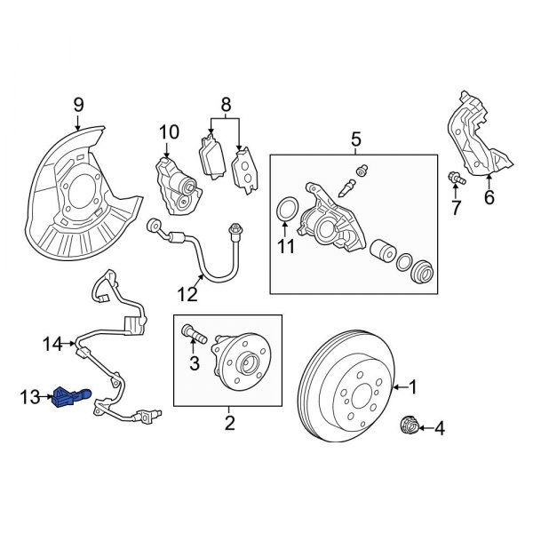 ABS Wheel Speed Sensor