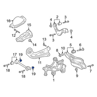 Lexus OE - Rear Suspension Stabilizer Bar Link Nut