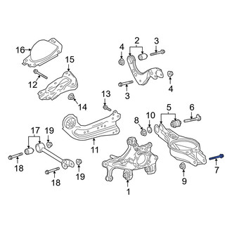 Lexus OE - Front Forward Suspension Control Arm Bolt