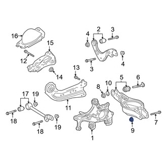 Lexus OE - Rear Suspension Stabilizer Bar Link Nut