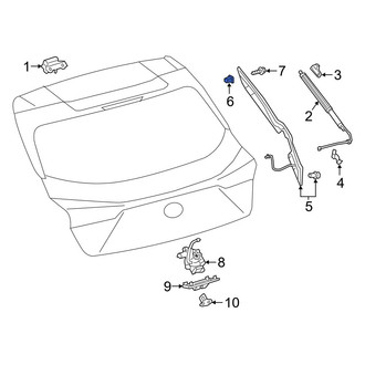 Lexus OE - Liftgate Object Sensor Nut