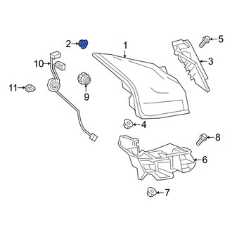 Lexus OE - Tail Light Clip