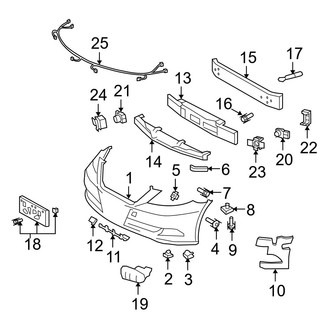 Lexus OE - Front Bumper - Bumper & Components