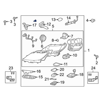 Lexus OE - Front Left Headlight Assembly