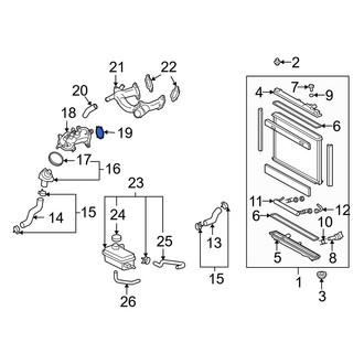Lexus OE - Engine Coolant Thermostat Housing Gasket