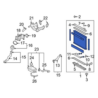 Lexus OE - Radiator