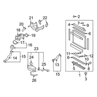 Lexus OE - Cooling - Radiator & Components