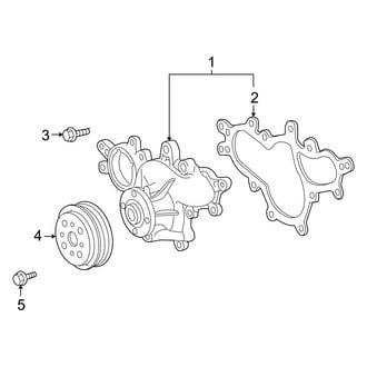 Lexus OE - Cooling - Water Pump (Engine), (5.0L)