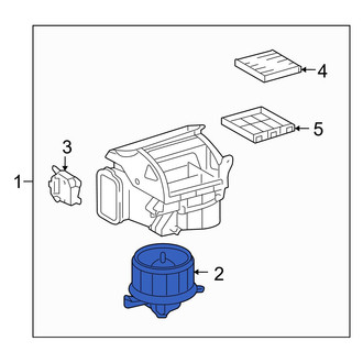 Lexus OE - HVAC Blower Motor Assembly