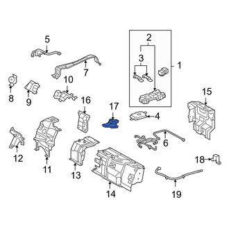 Lexus OE - Drive Motor Battery Pack Cover Bracket