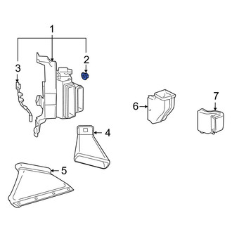 Lexus OE - Drive Motor Battery Pack Cooling Fan Nut