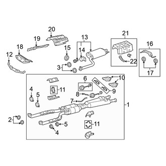 Lexus OE - Exhaust System - Exhaust Components