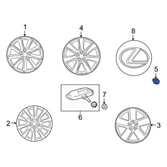 Lexus OE - Wheel Lug Nut
