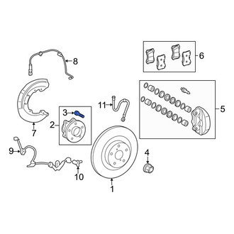 Lexus OE - Front Wheel Lug Stud