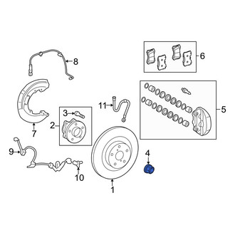 Lexus OE - CV Joint Nut