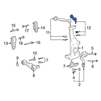 Lexus OE - Front Left Upper Rearward Suspension Control Arm
