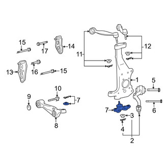 Lexus OE - Front Right Lower Suspension Ball Joint