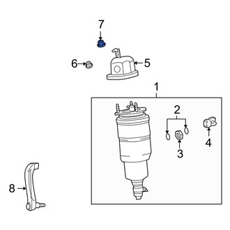 Lexus OE - Suspension Strut Mount Nut
