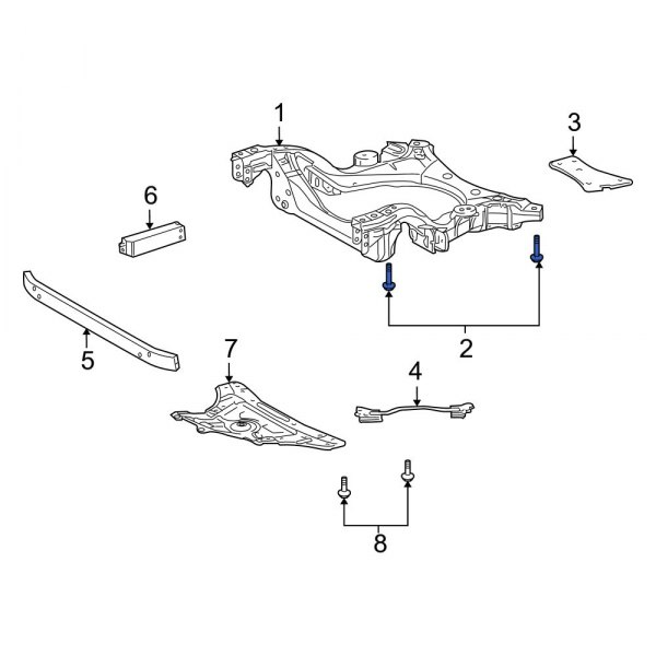 Engine Cradle Bolt